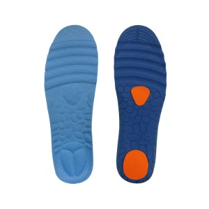 장시간 편안한 굴곡 쿠션 스포츠 운동화 깔창 M 블루