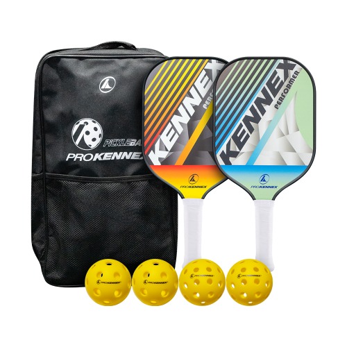 PERFORMER 풀카본 피클볼 패들 공 세트